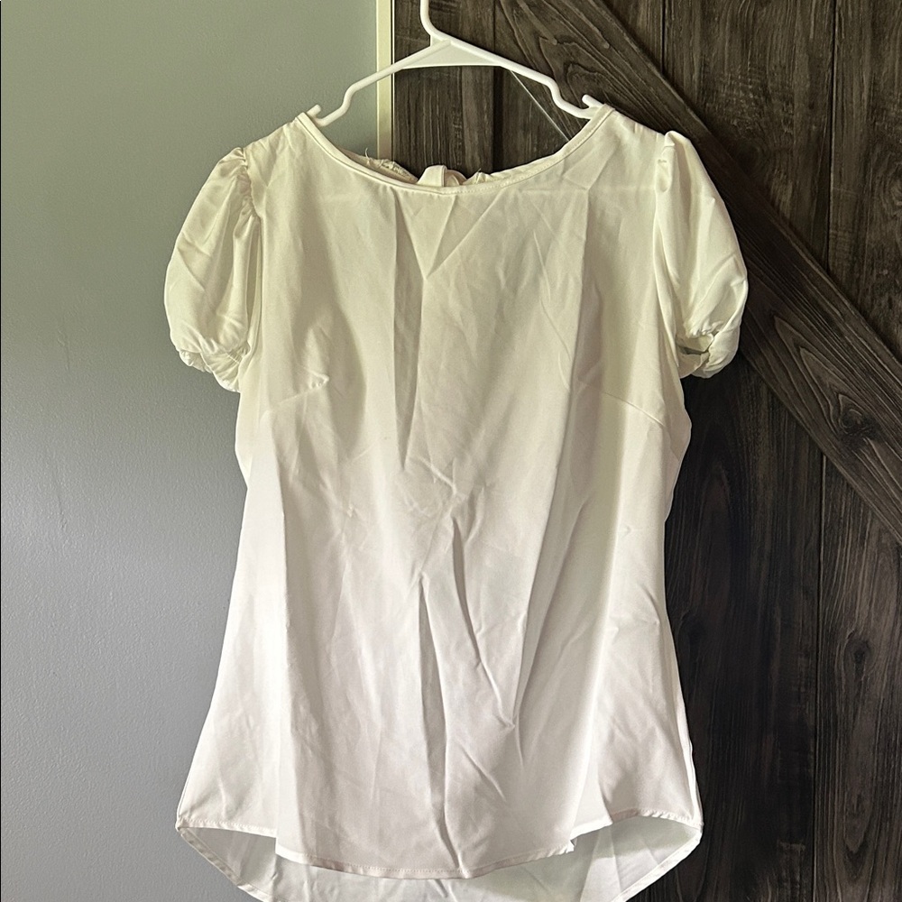 Chic White Women's Blouse